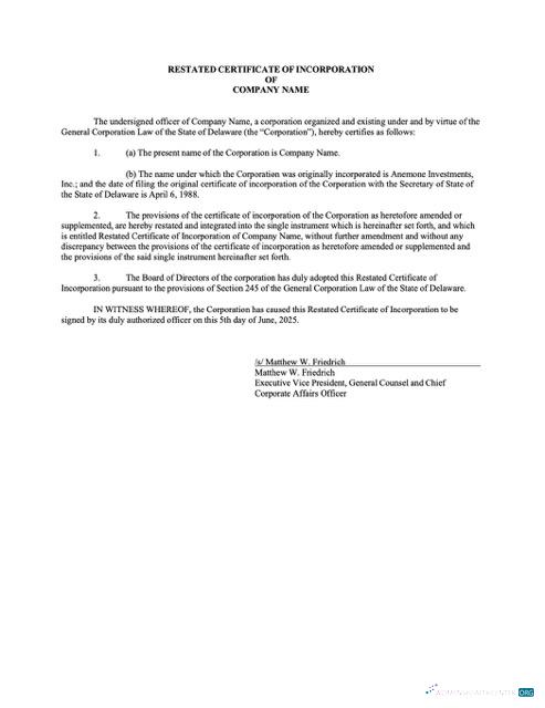 Download USA Delaware certificate of incorporation Word and PDF template Photoshop template